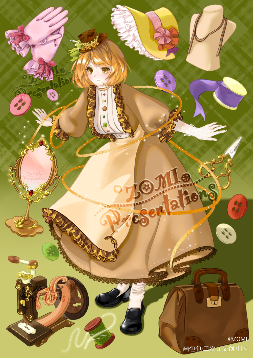 首张_摸鱼页绘画作品