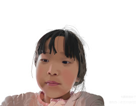 真人肖像指绘作品_绘画作品