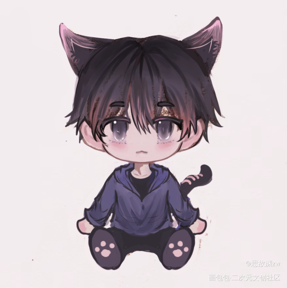 QQ三人组_盗墓笔记绘画作品