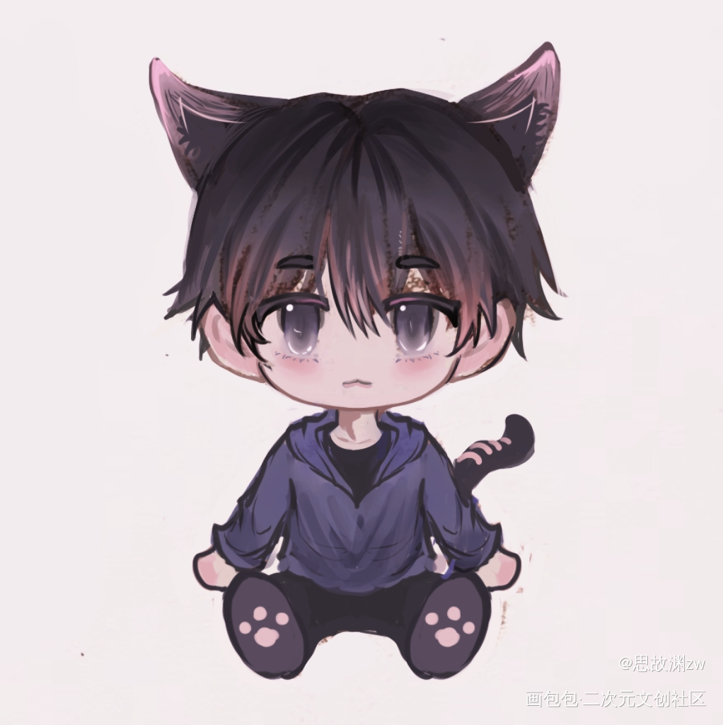 QQ三人组_盗墓笔记绘画作品
