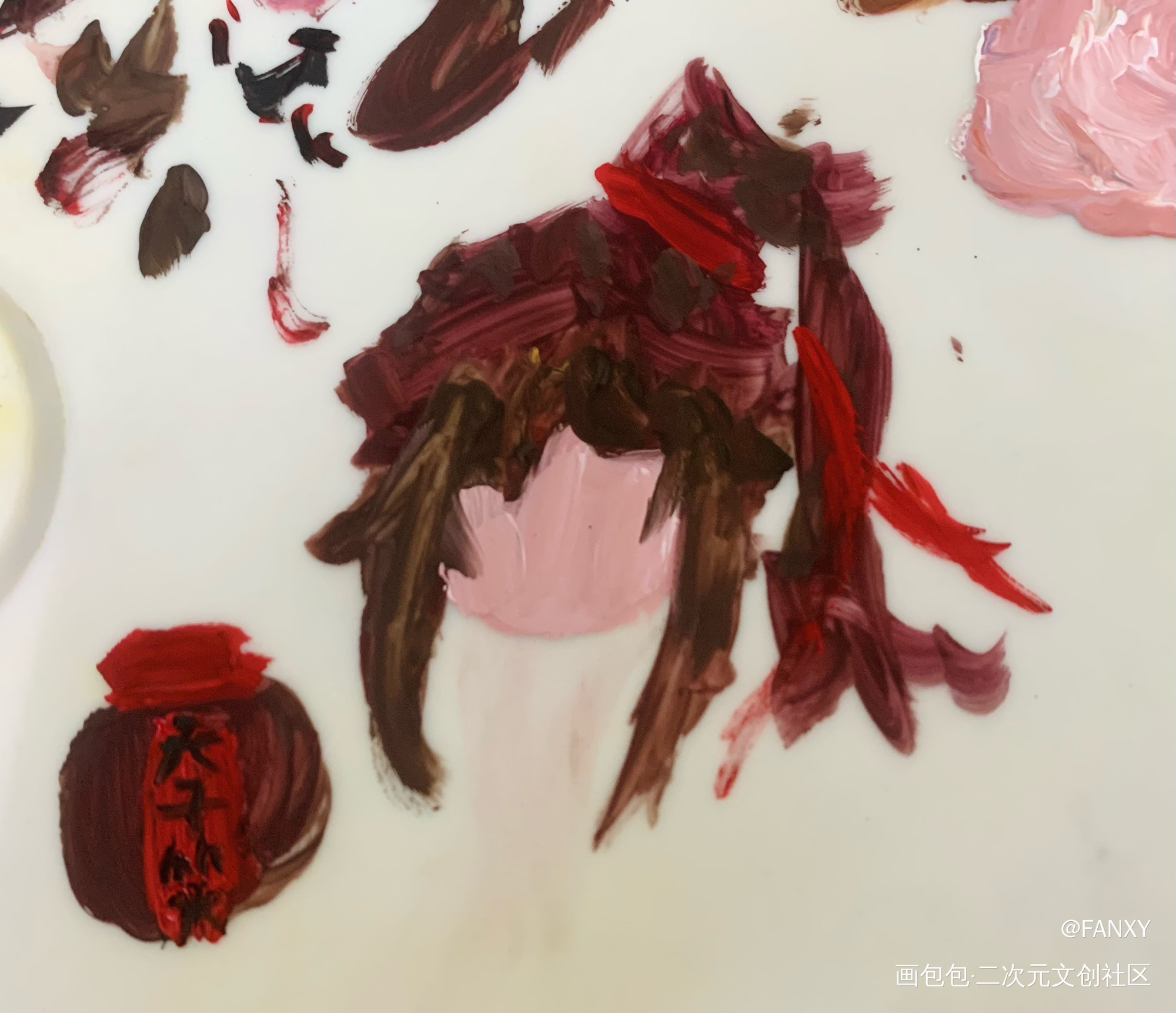 调色盘羡_魏无羡·魔道祖师绘画作品