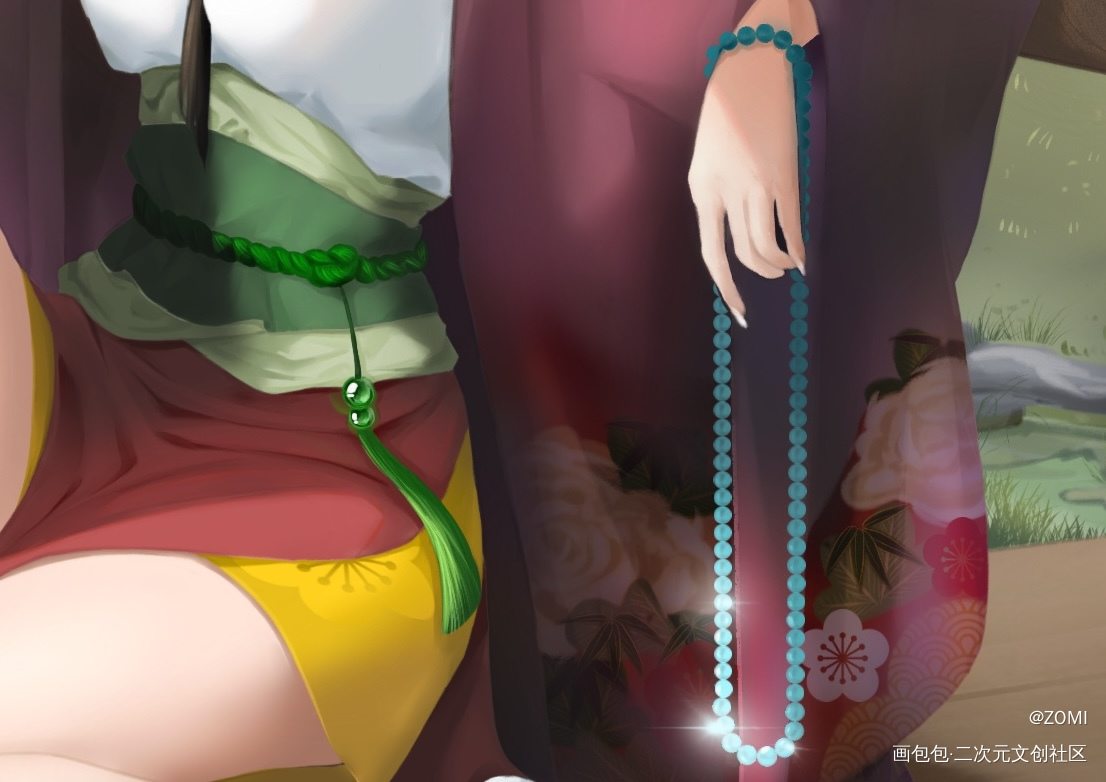 36小时的摸鱼_摸鱼页人物练习古风Q版绘画作品