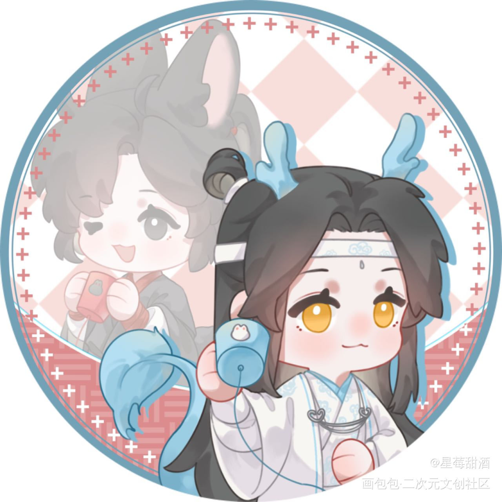 蓝忘机生贺第①弹♡_魔道祖师忘羡蓝忘机我要上首推头像绘画作品