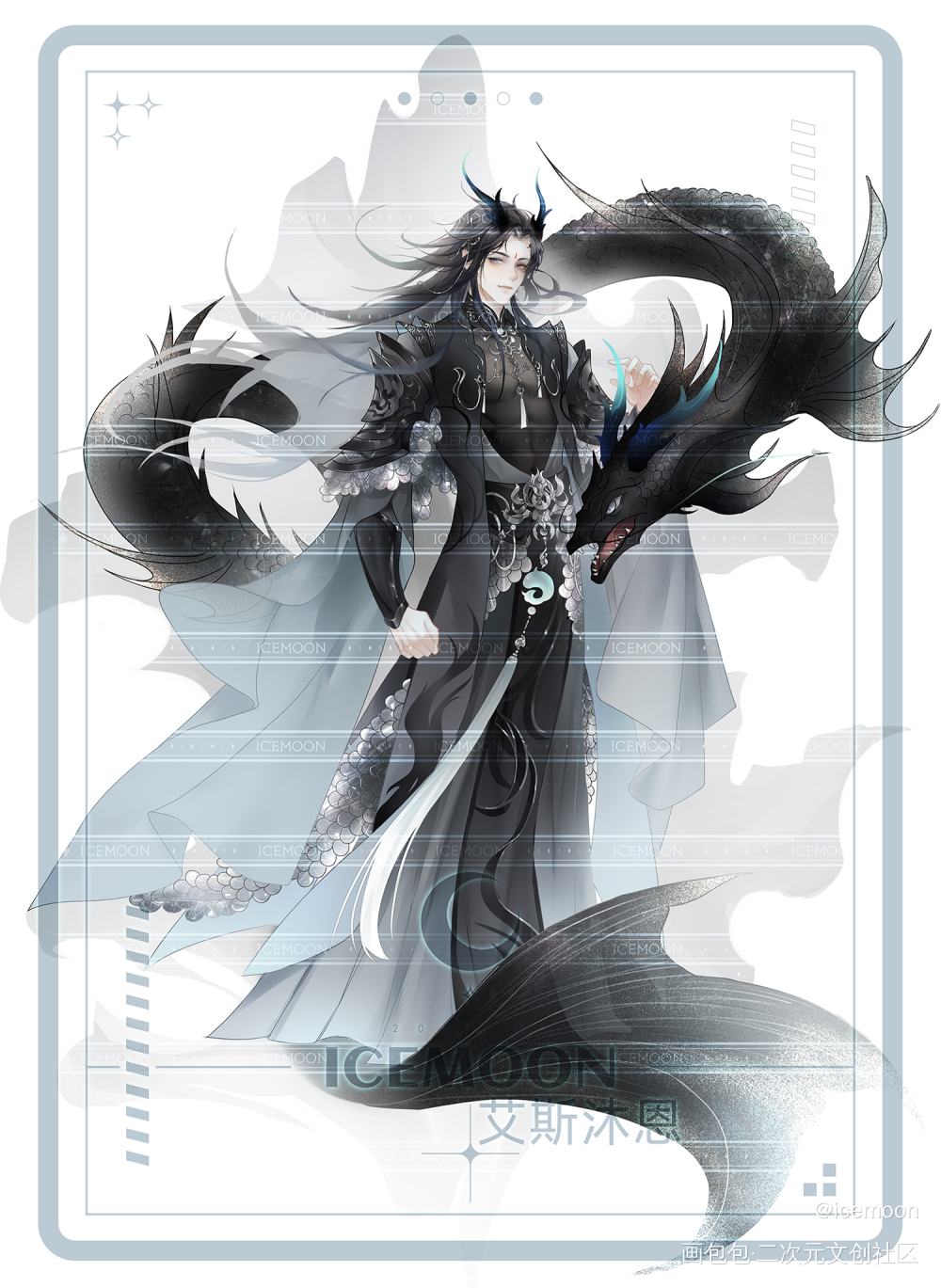 黑鳞_黑鳞绘画作品