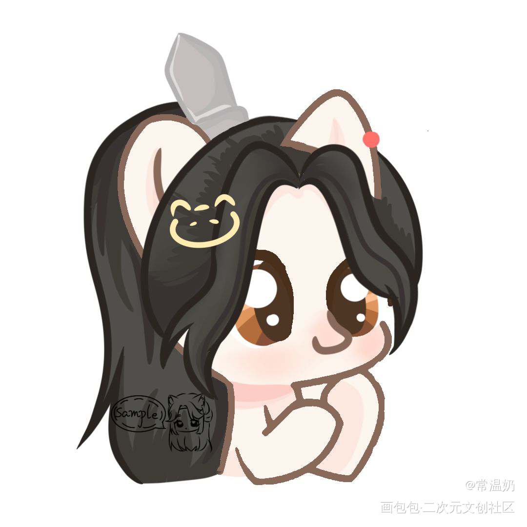 晚宁小马_二哈和他的白猫师尊楚晚宁绘画作品