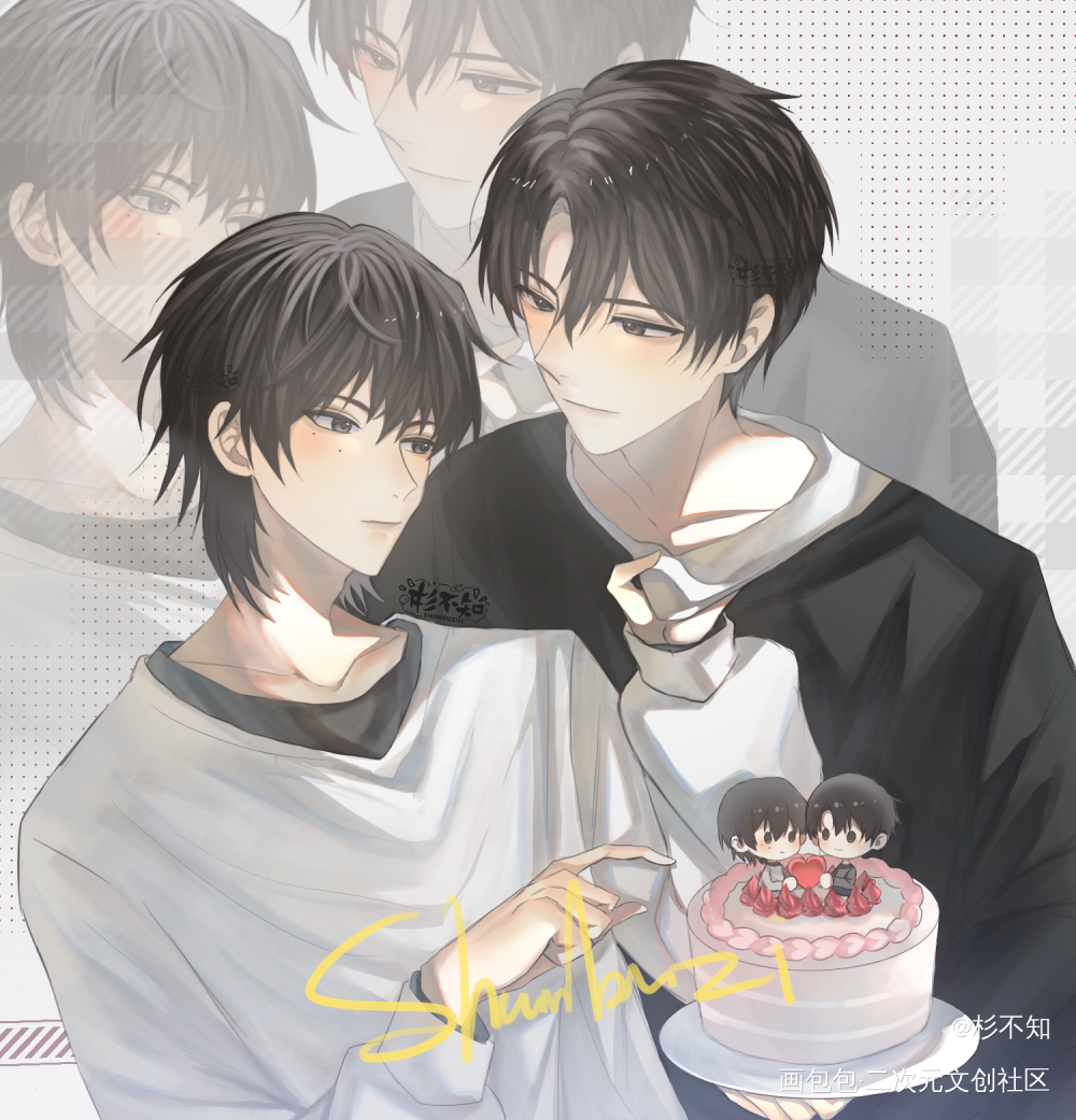 【放学等我】喻繁生日快乐_放学等我喻繁生日陈景深喻繁绘画绘画作品
