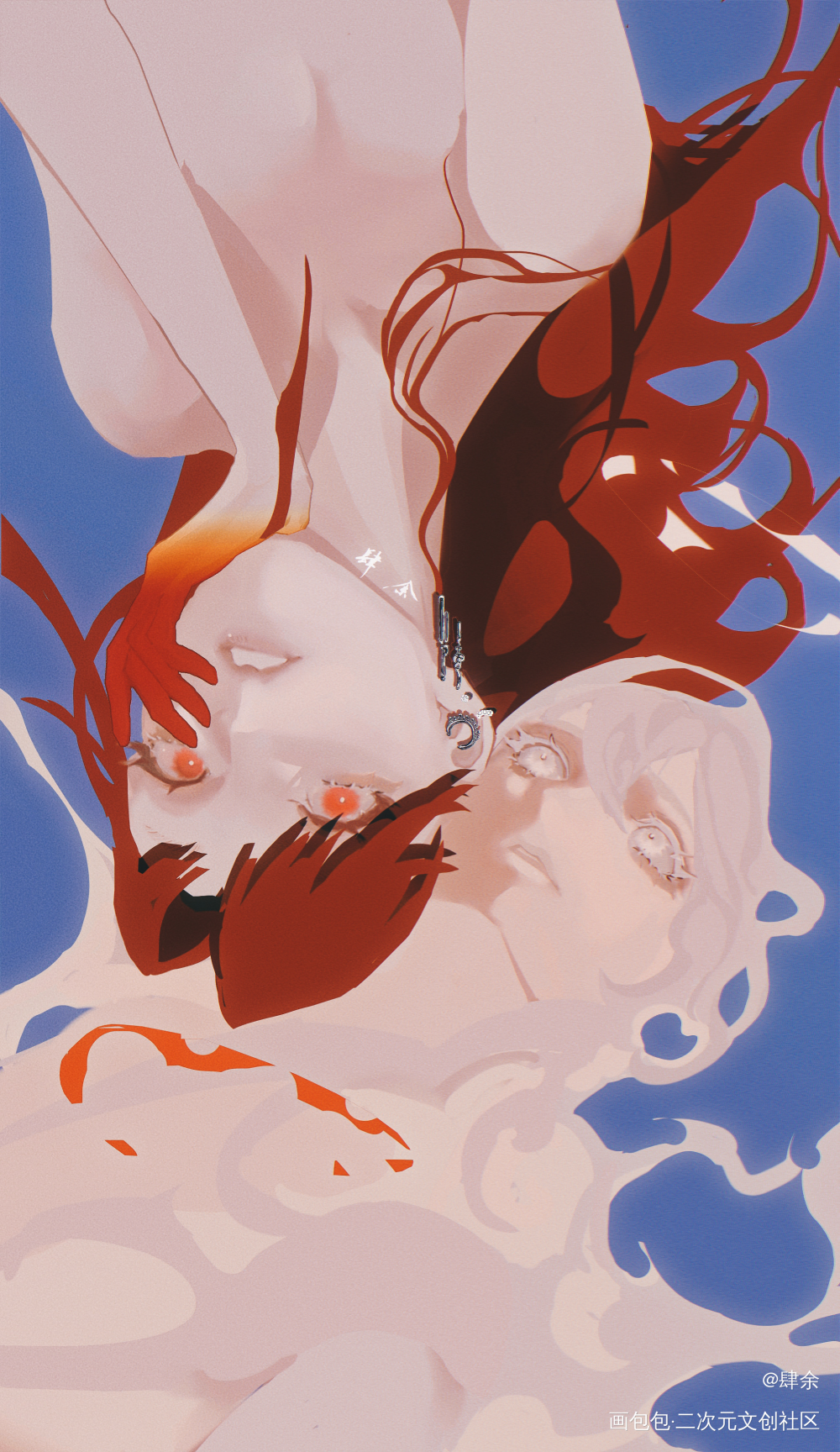 _贯白粟红 绘画绘画作品