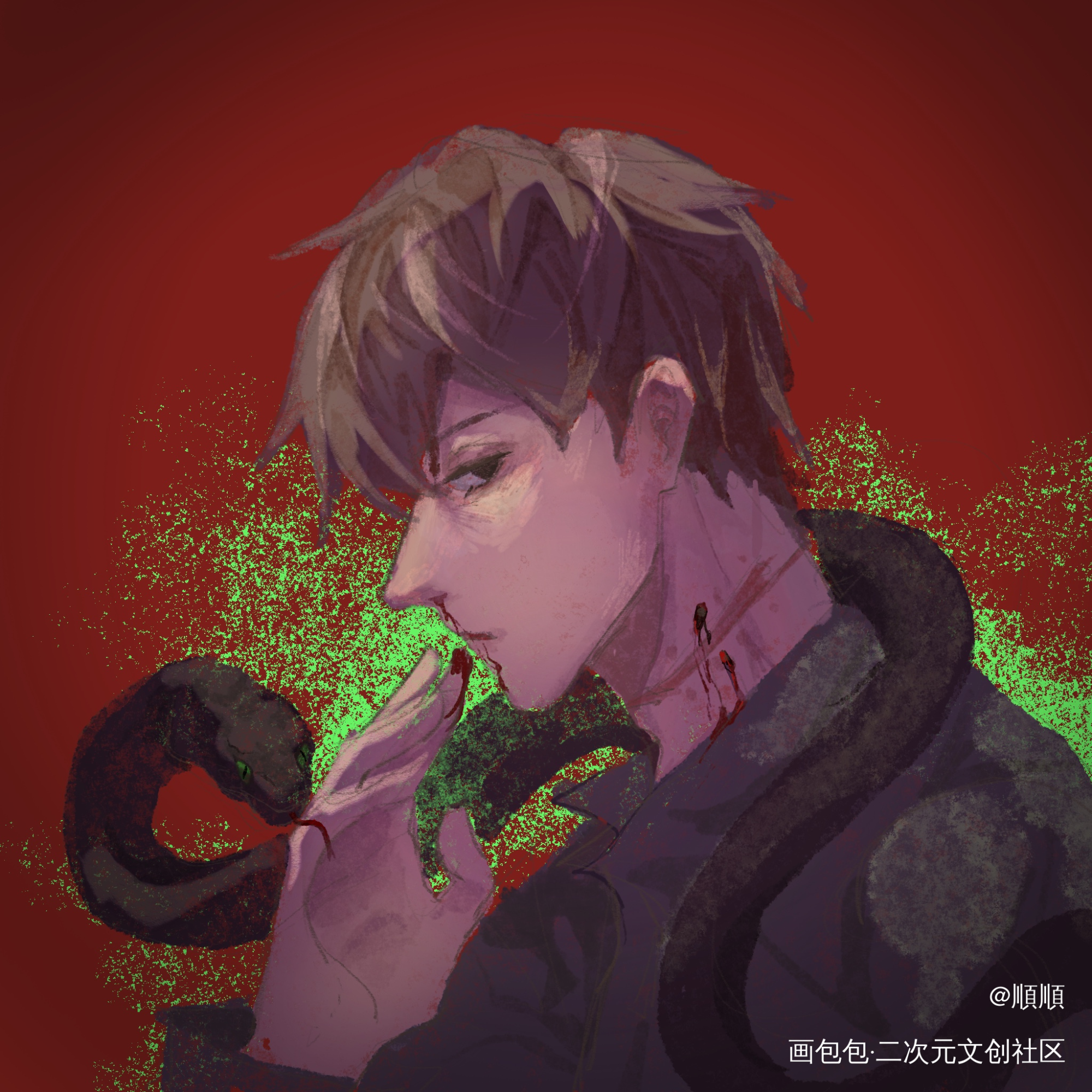 沙海邪_盗墓笔记吴邪绘画作品