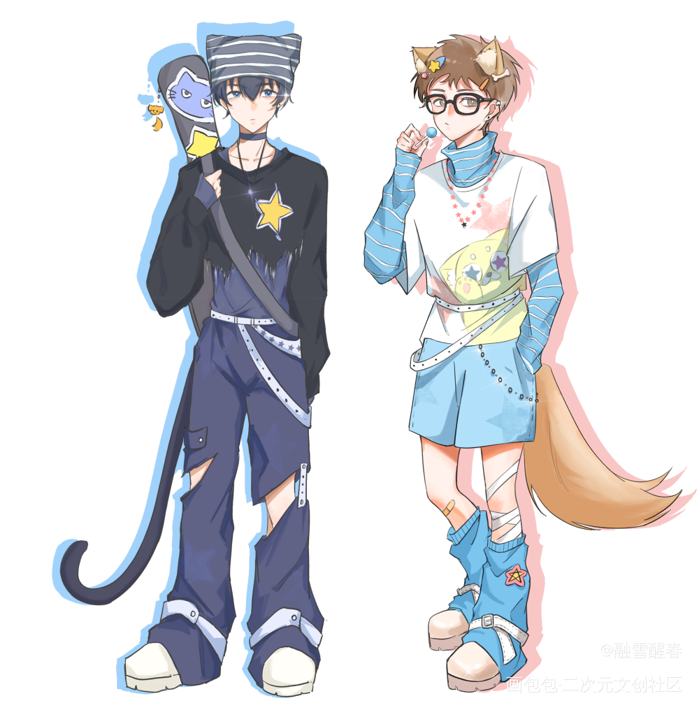 我推的瓶邪_盗墓笔记瓶邪绘画作品