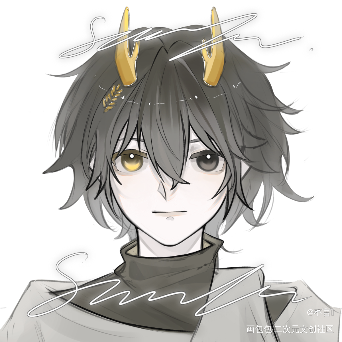 摸的别人oc_无偿稿件绘画作品