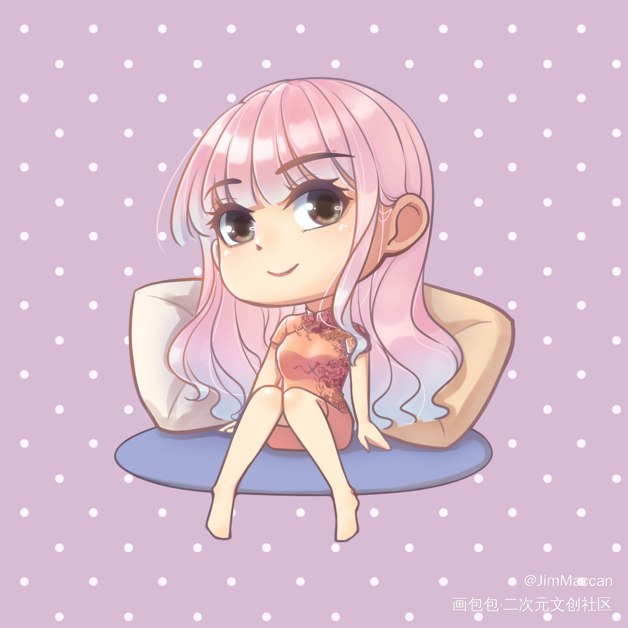 q版（平台上传试验）_板绘涂绘画作品
