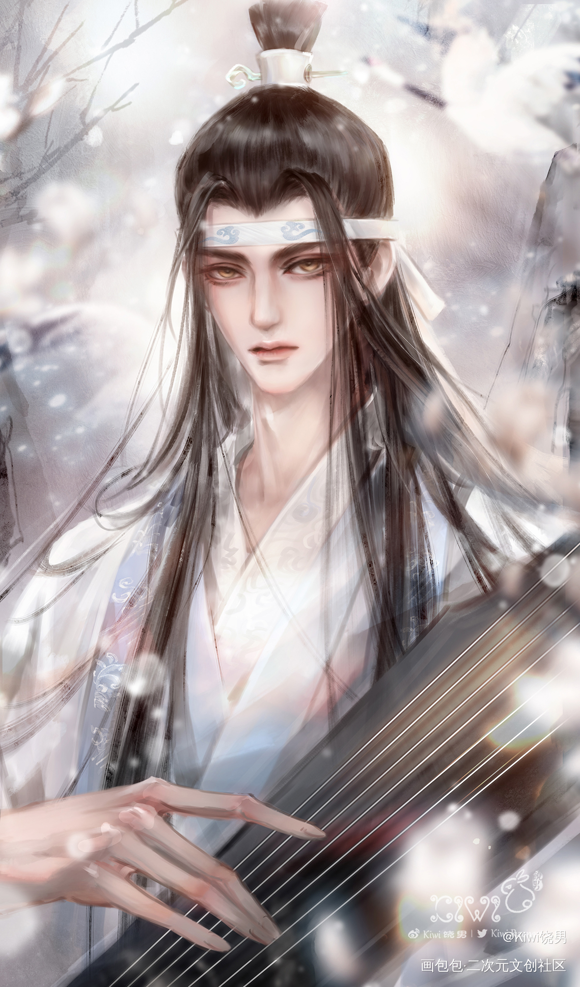 BJD蓝忘机2.0 版_魔道祖师蓝忘机0123生日蓝忘机·魔道祖师蓝忘机绘画作品