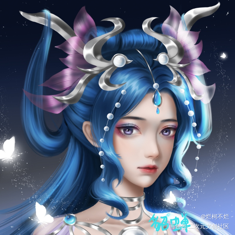 貂蝉(稿)_貂蝉·王者荣耀板绘涂绘画作品