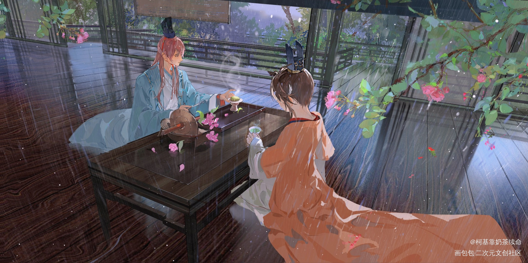 有求_代号鸢袁基·代号鸢绘画作品