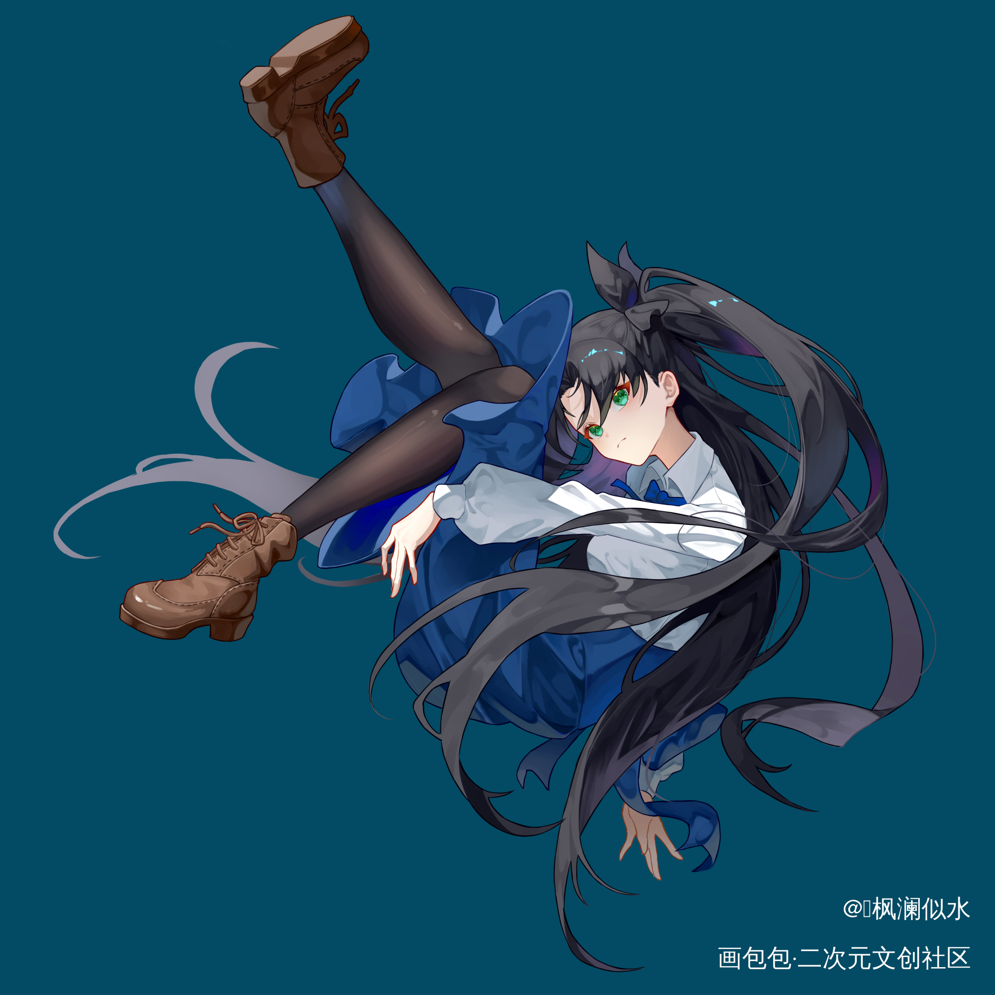 远坂凛_命运之夜远坂凛半厚涂绘画绘画作品