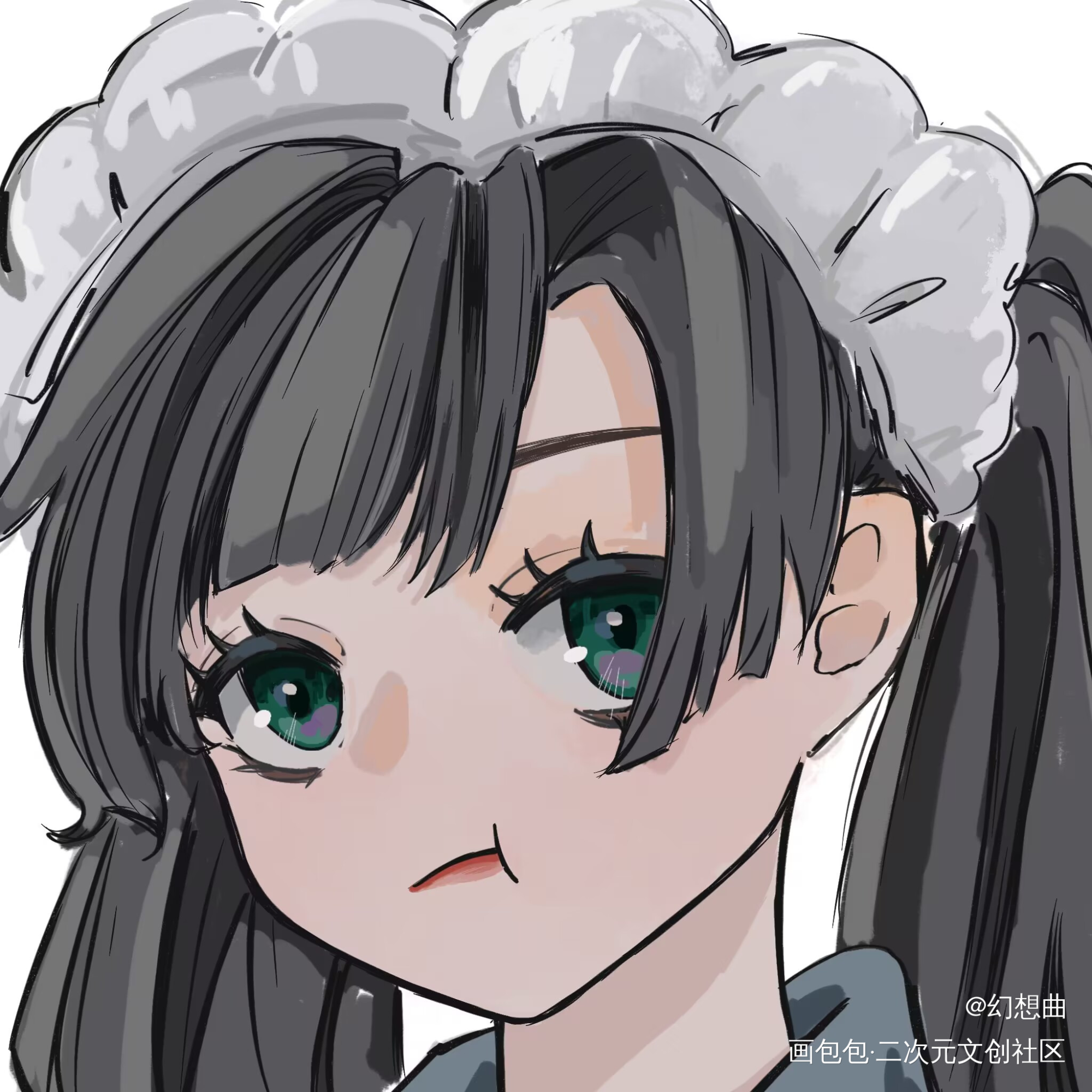 头像_板绘涂摸鱼页绘画作品
