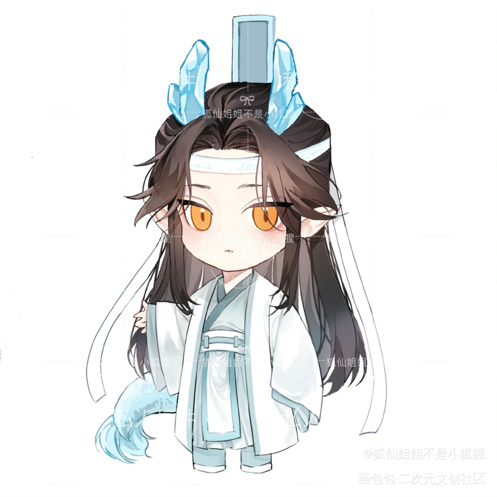 “龙狐”_魔道祖师忘羡绘画作品
