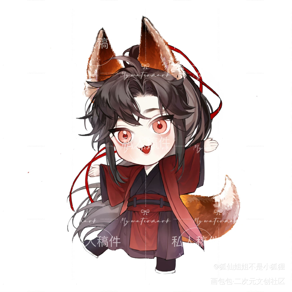 “龙狐”_魔道祖师忘羡绘画作品