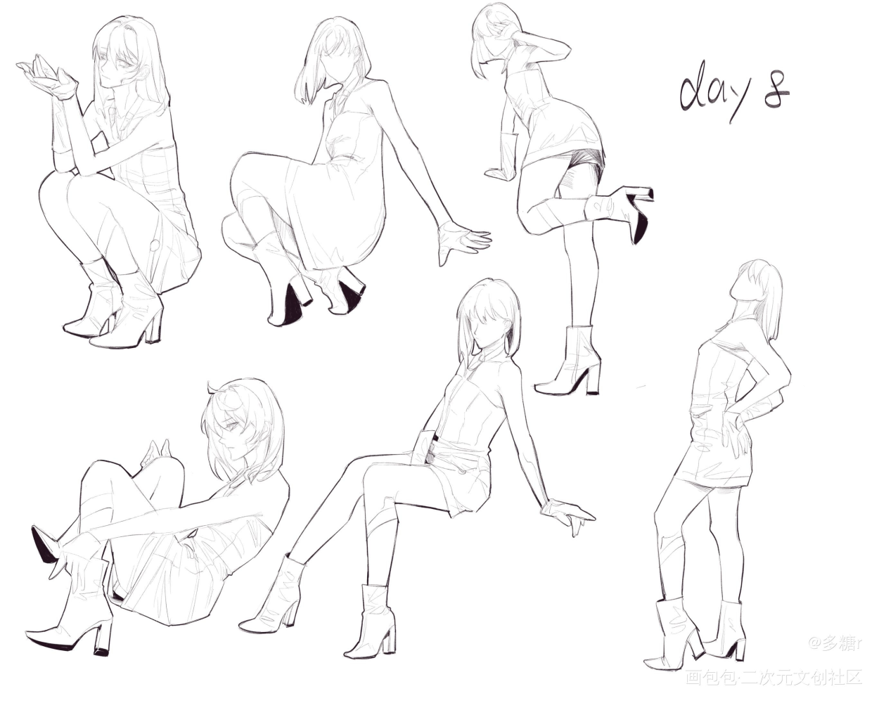 day8_奖学金计划绘画作品