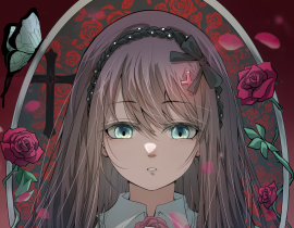 “死神为她的天使祈祷”_绘画作品