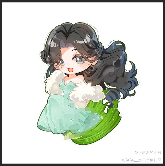 我的小鱼_oc绘画作品