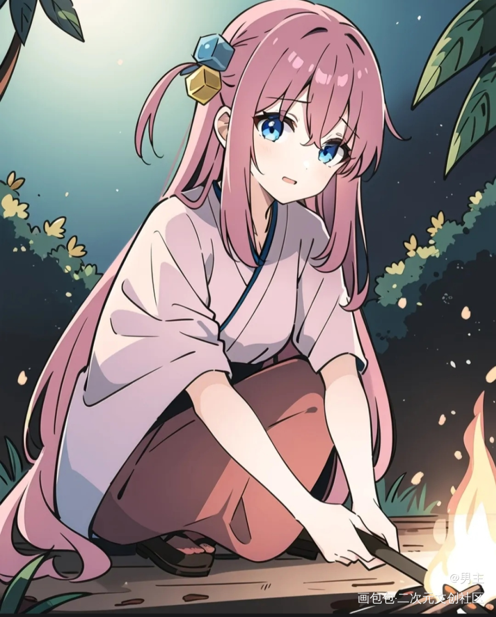 _角色夸夸彩虹屁绘画作品