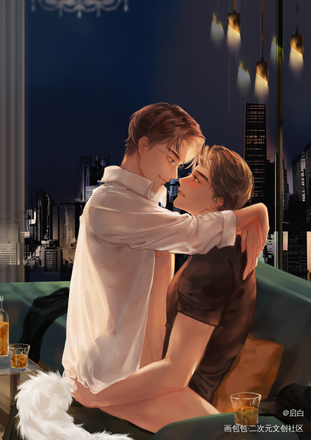 你干嘛呀，顾青裴_针锋对决188男团顾青裴原炀绘画作品