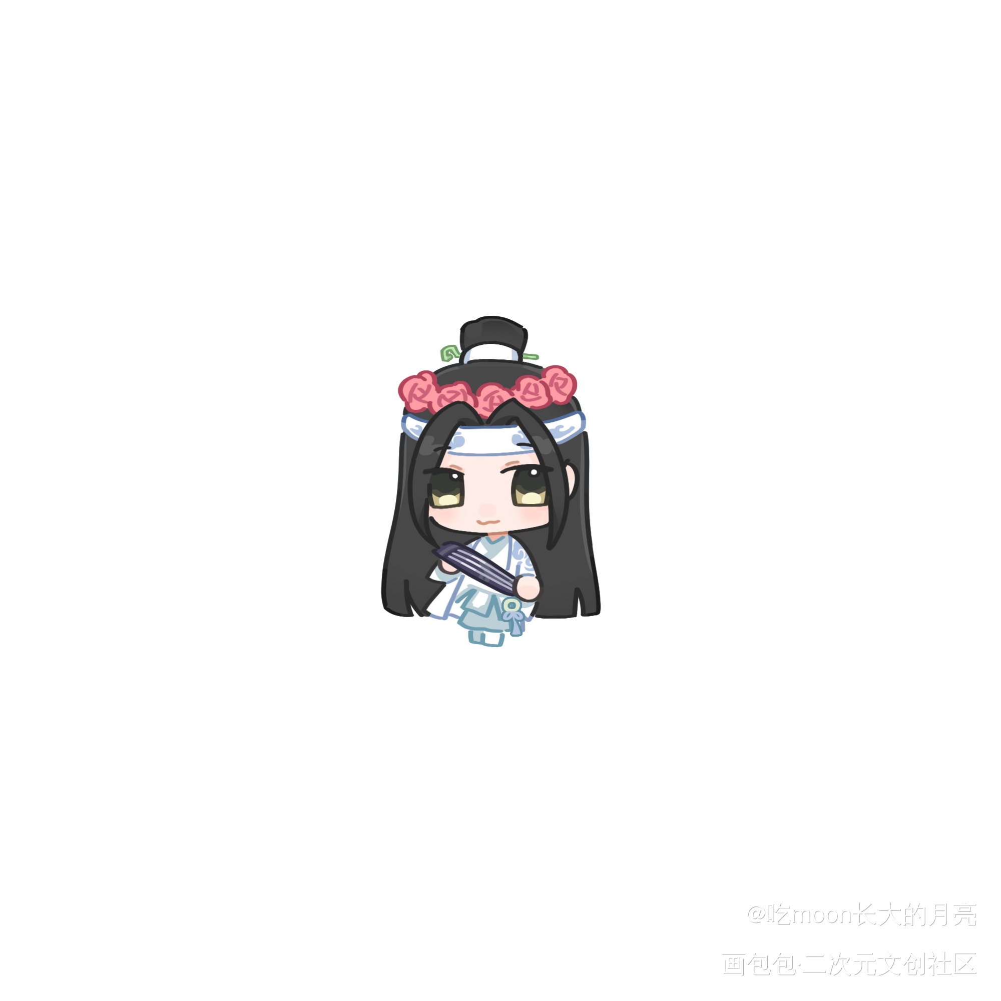 小鼻嘎忘机_魔道祖师蓝忘机·魔道祖师绘画作品