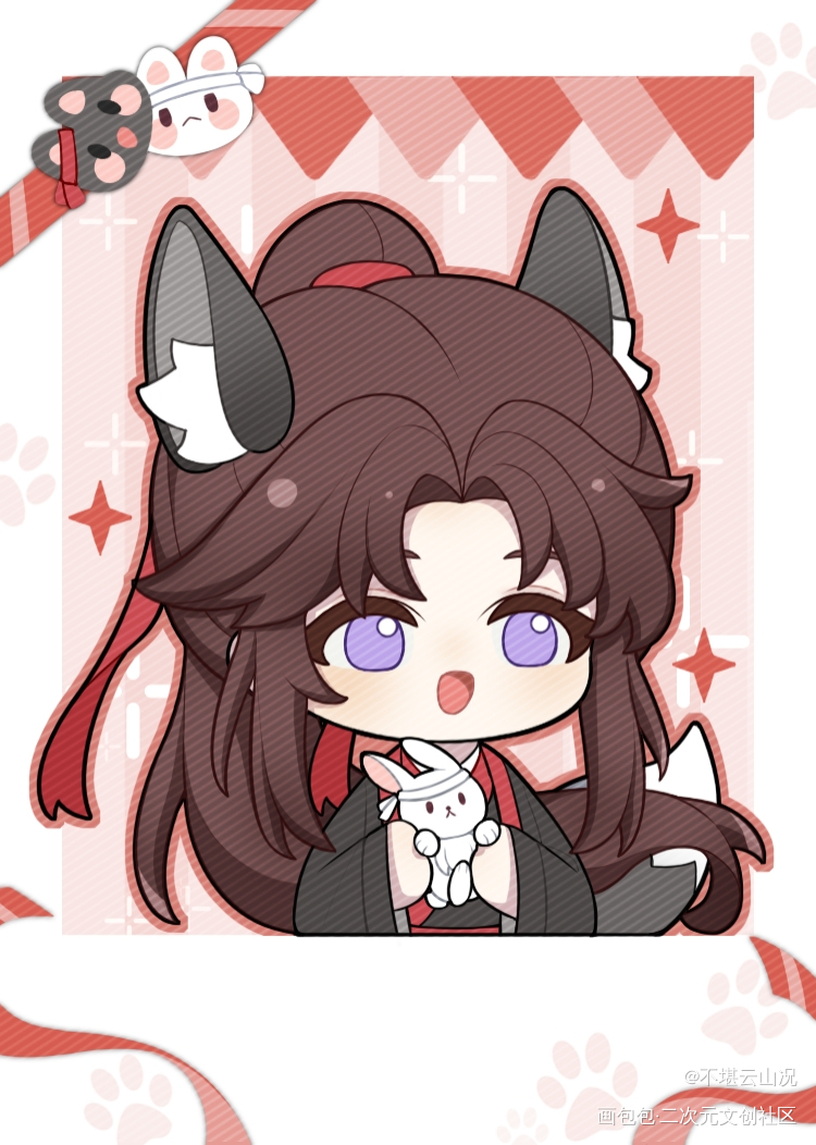 狐羡拍立得_魔道祖师魏无羡·魔道祖师Q版绘画作品