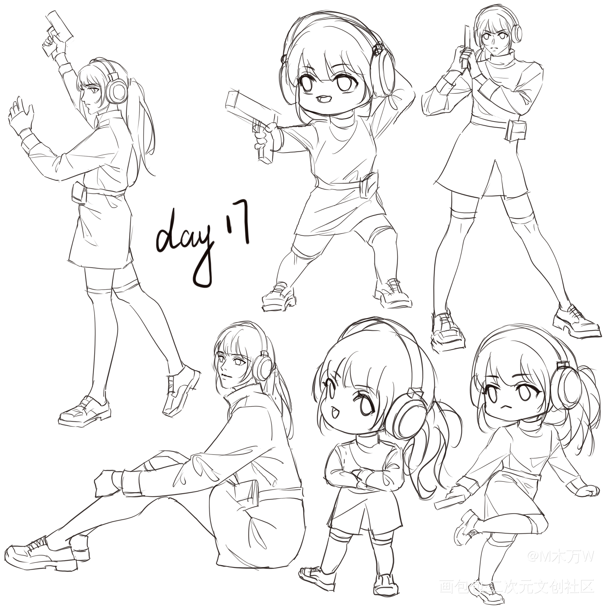 day17_奖学金计划绘画作品