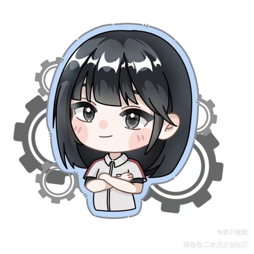 时光三人组——背饰版_时光代理人陆光乔苓程小时绘画作品