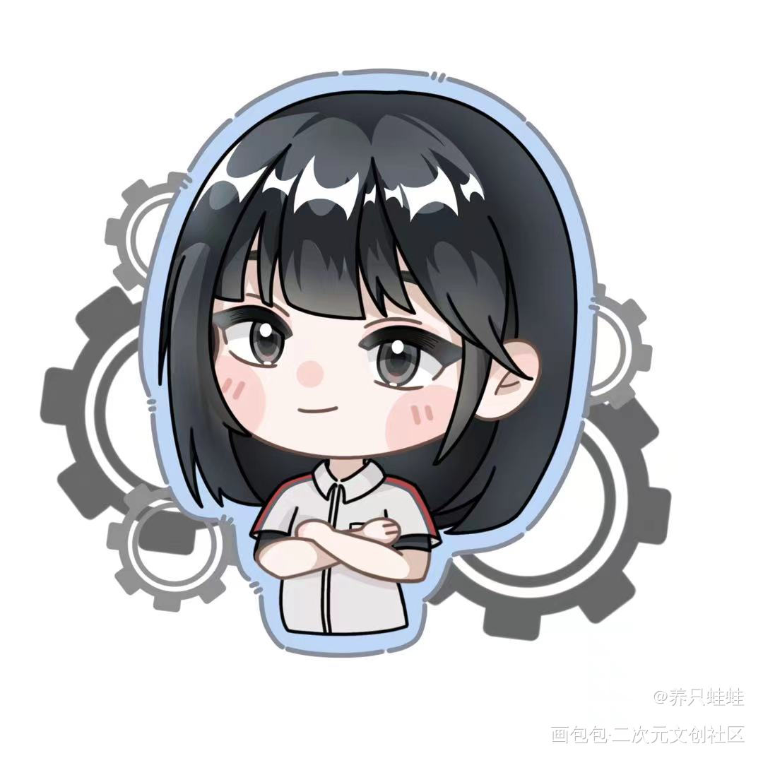 时光三人组——背饰版_时光代理人陆光乔苓程小时绘画作品