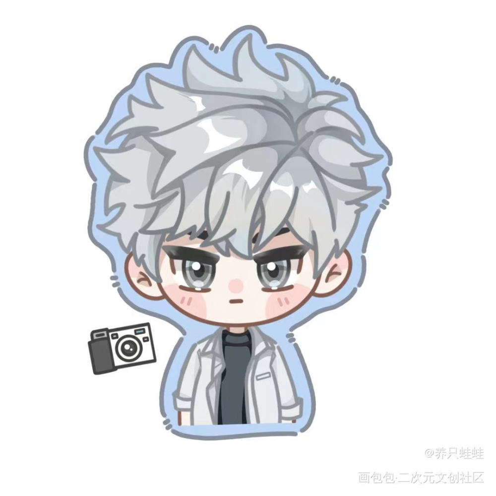 时光三人组——背饰版_时光代理人陆光乔苓程小时绘画作品