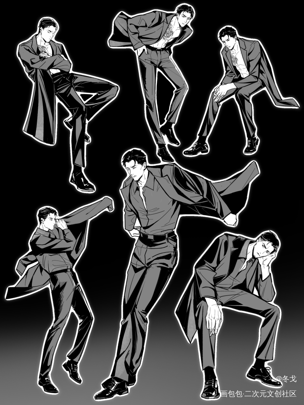 _龙三奖学金计划oc绘画作品
