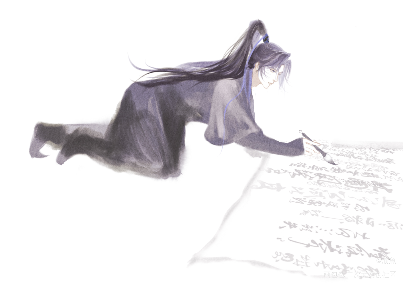 速写day19_代号鸢奖学金计划傅融绘画作品
