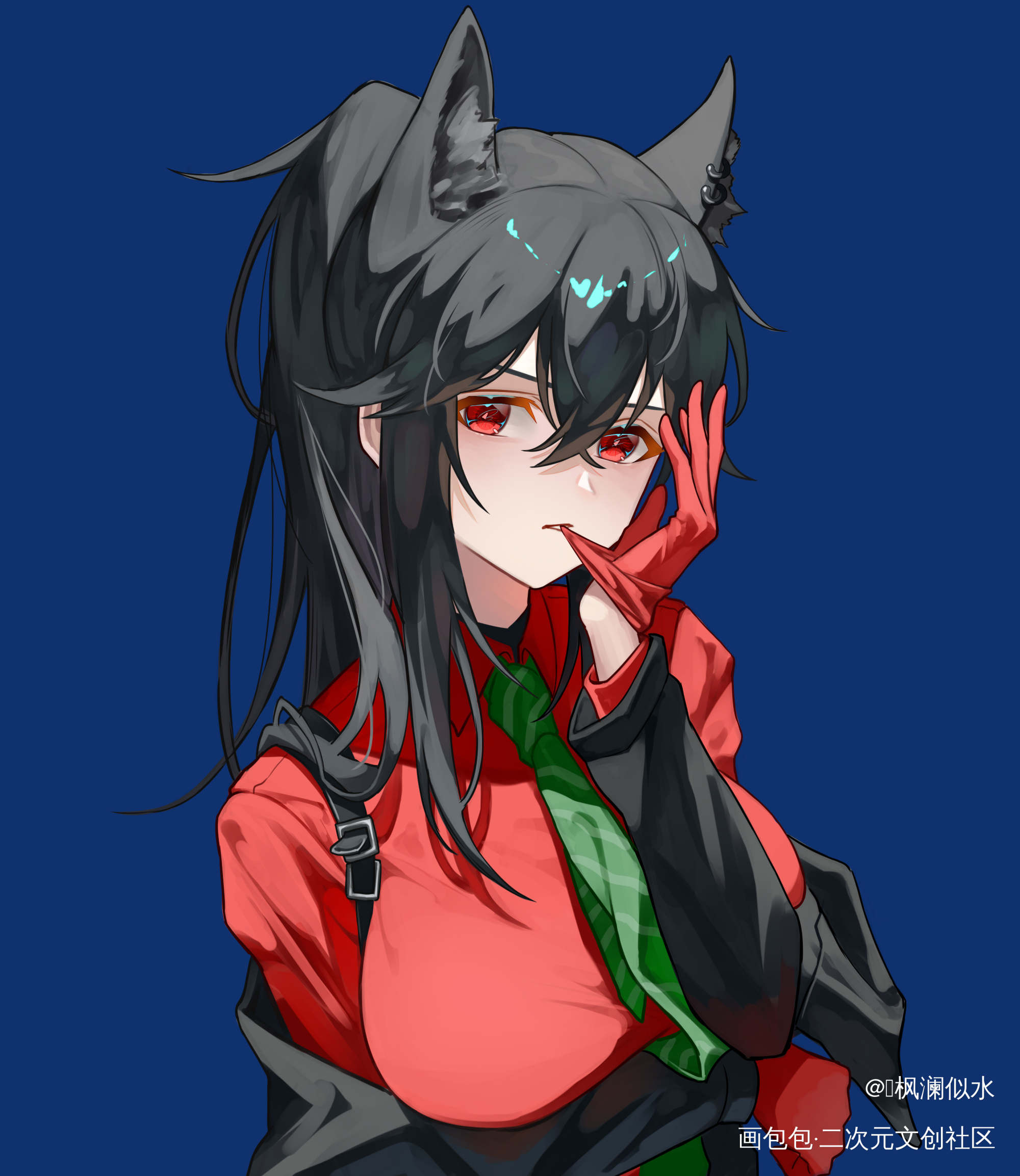 德克萨斯_明日方舟德克萨斯绘画作品