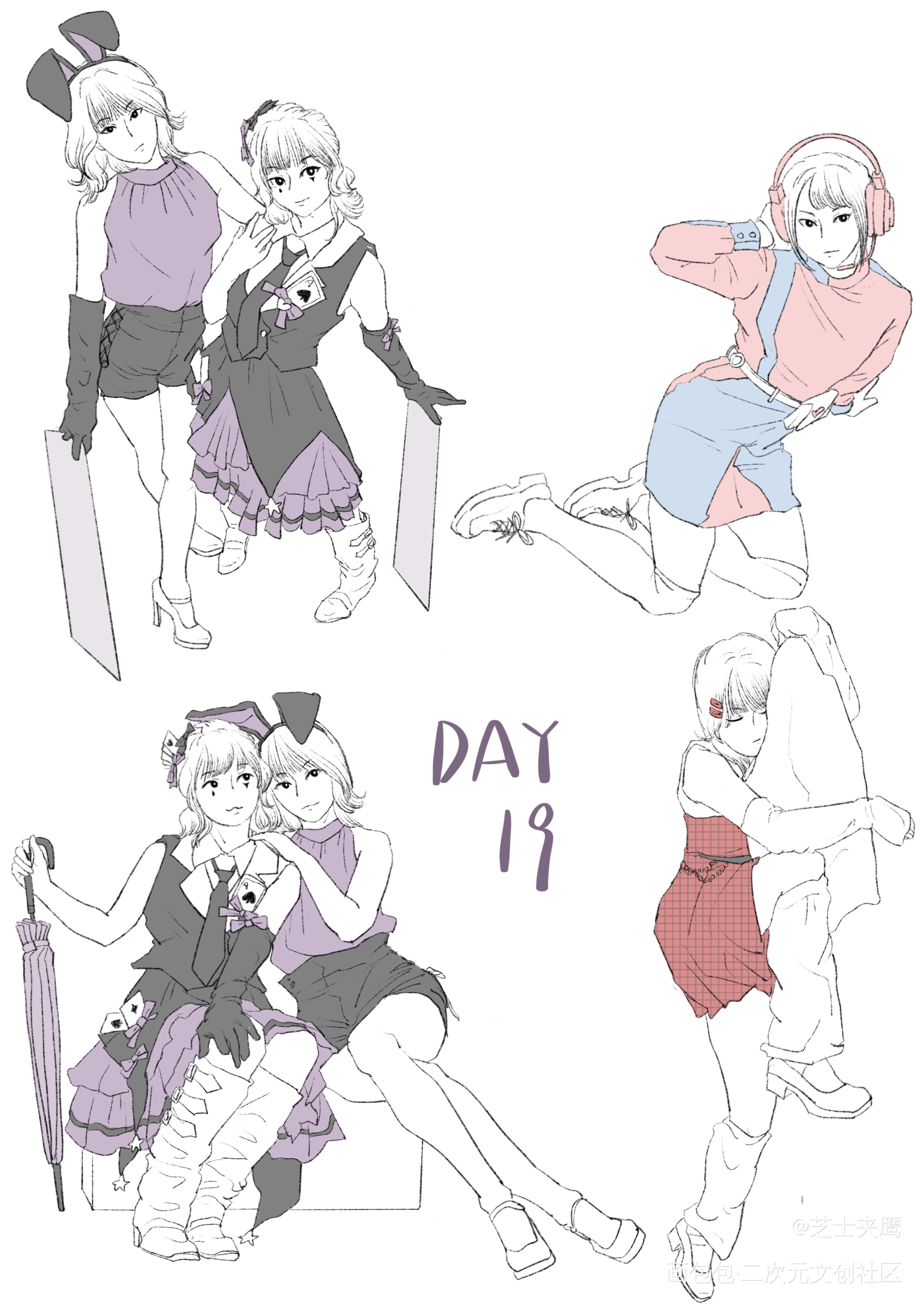 Day19_奖学金计划绘画作品