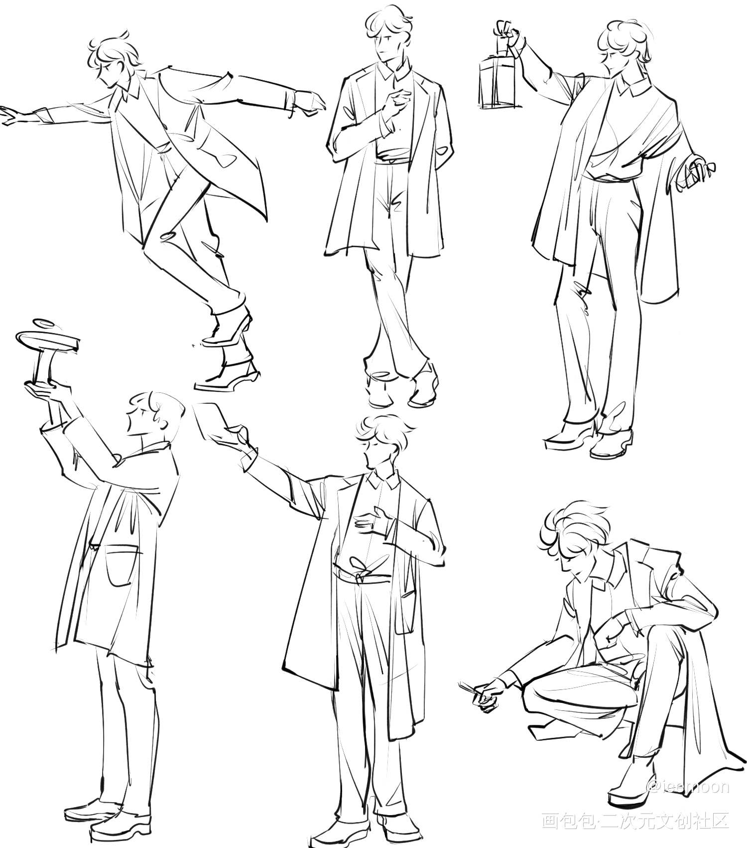 速写day20_奖学金计划绘画作品