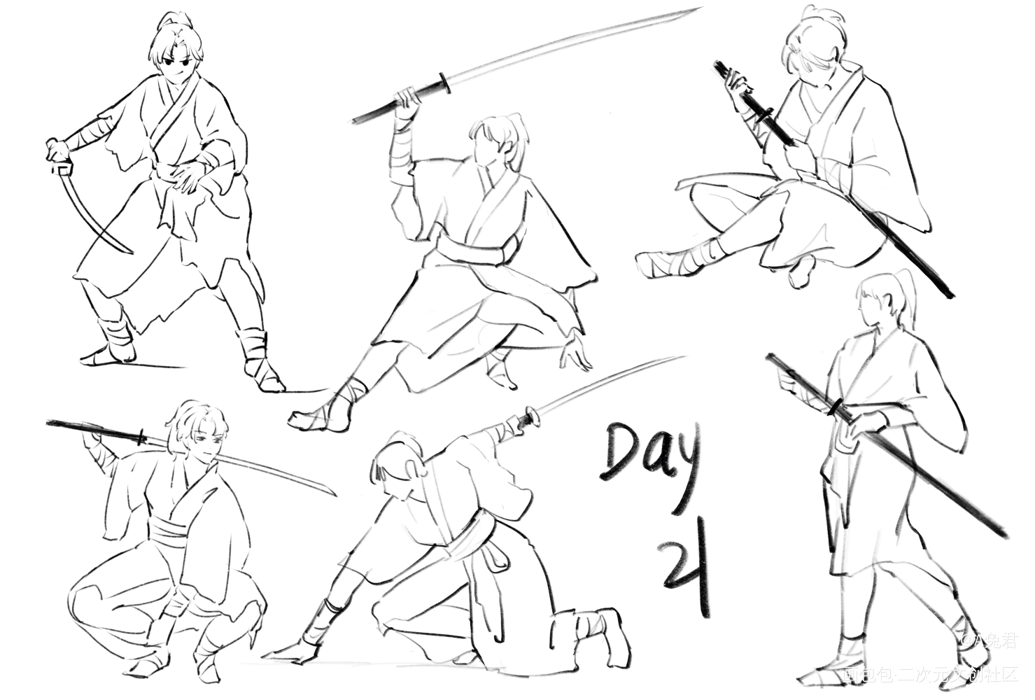 day 21_奖学金计划绘画作品