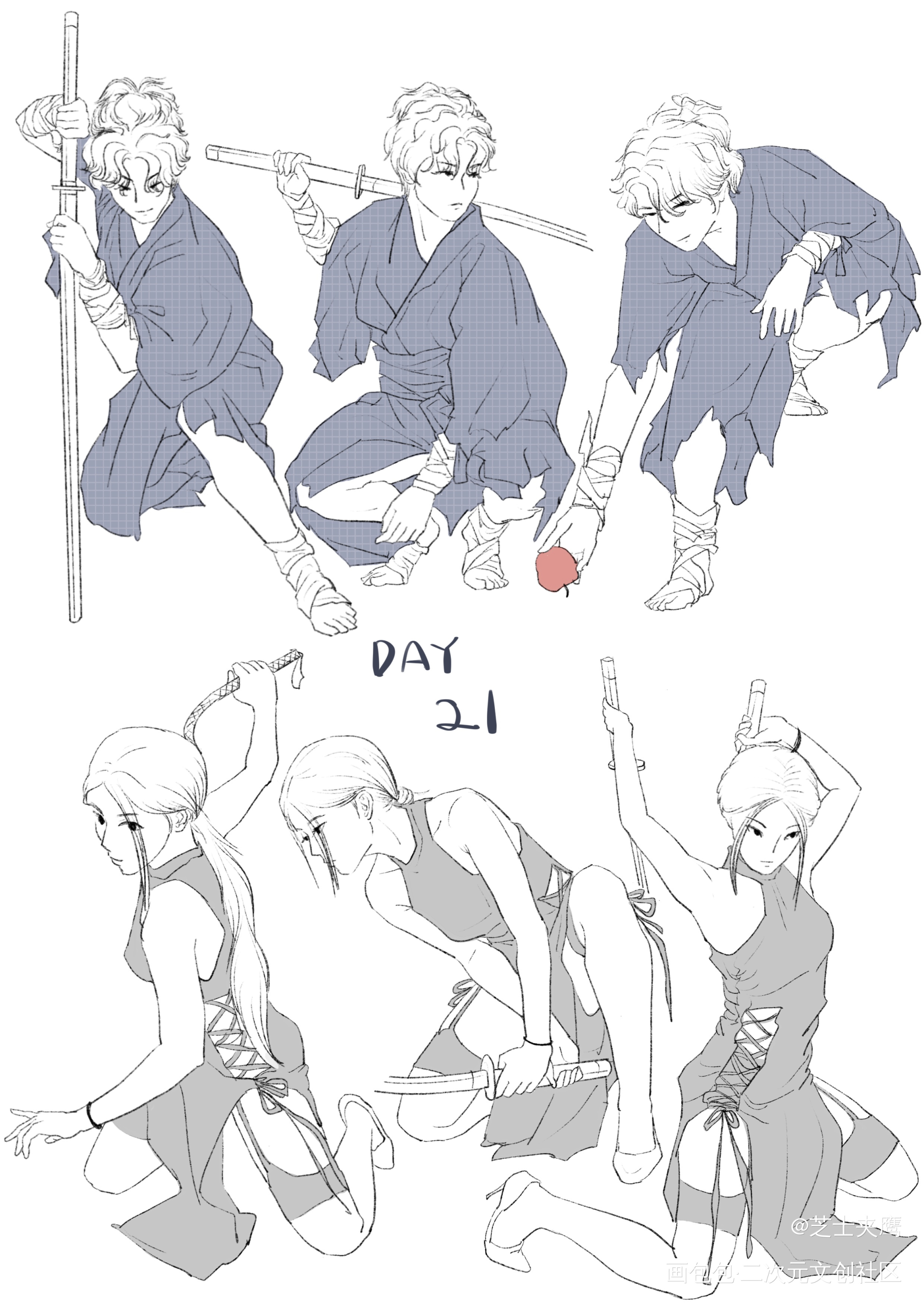 day21_奖学金计划绘画作品