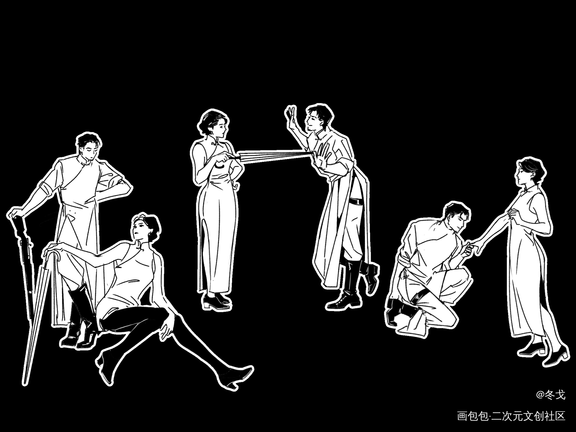 _奖学金计划oc绘画作品