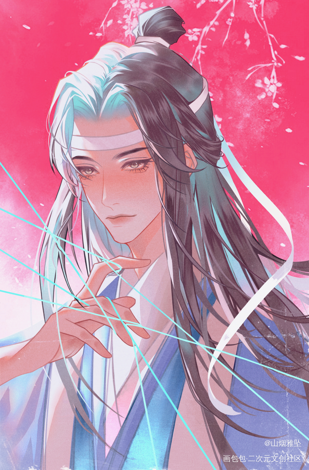 汪叽宝贝生日快乐_魔道祖师忘羡绘画作品