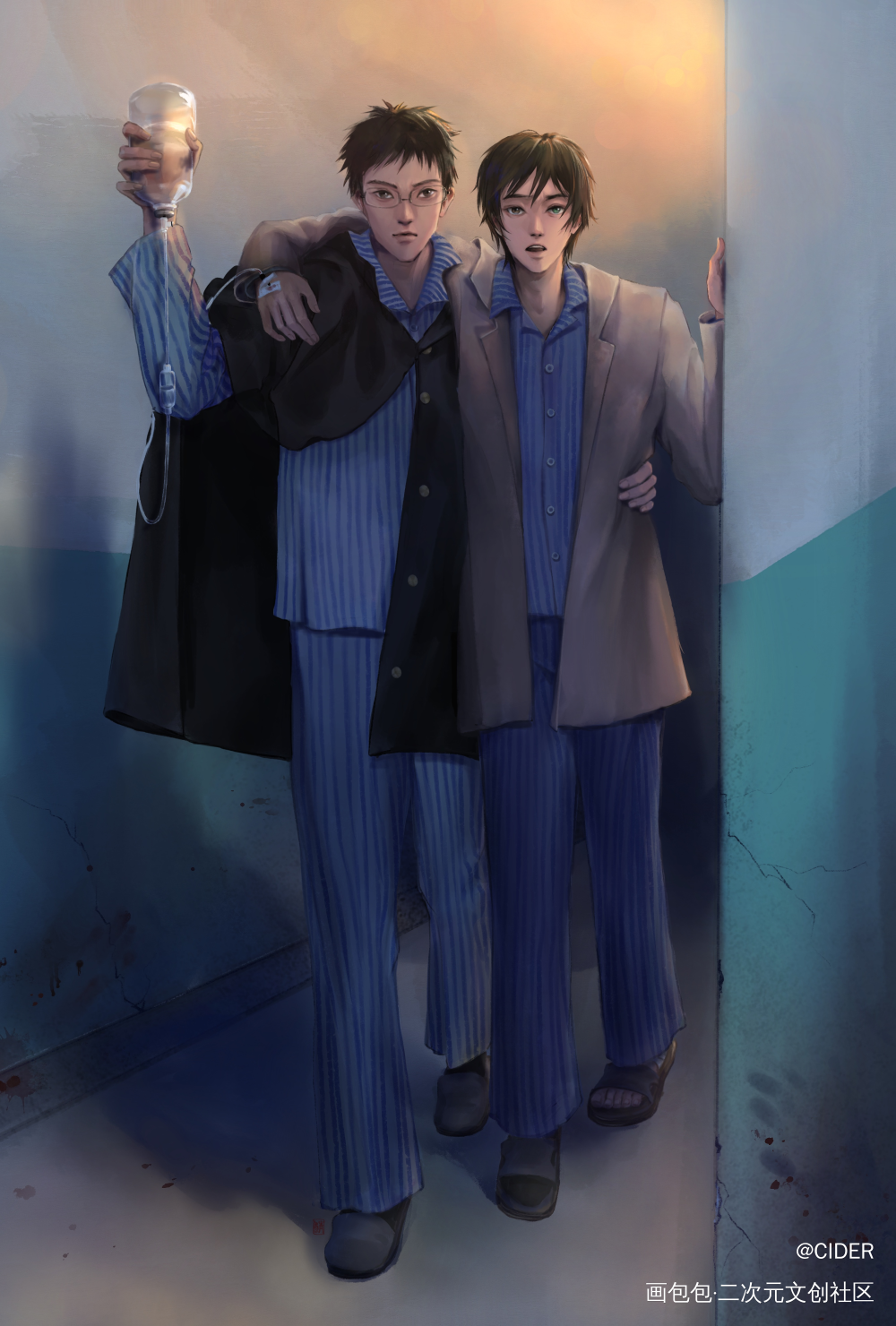 鬼话连篇_安踪白翌鬼话连篇procreate绘画作品