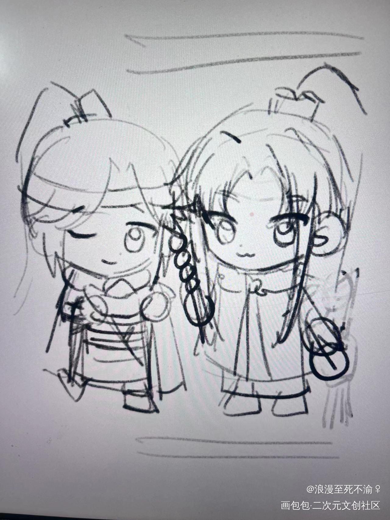 追凌_魔道祖师绘画作品