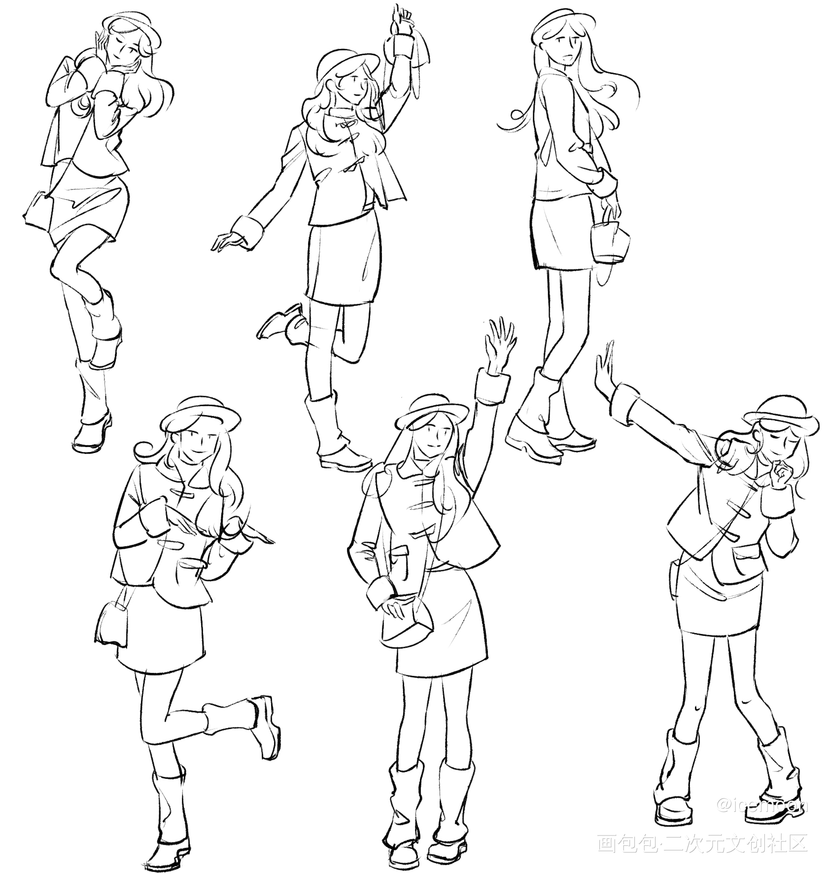 速写day27_奖学金计划绘画作品