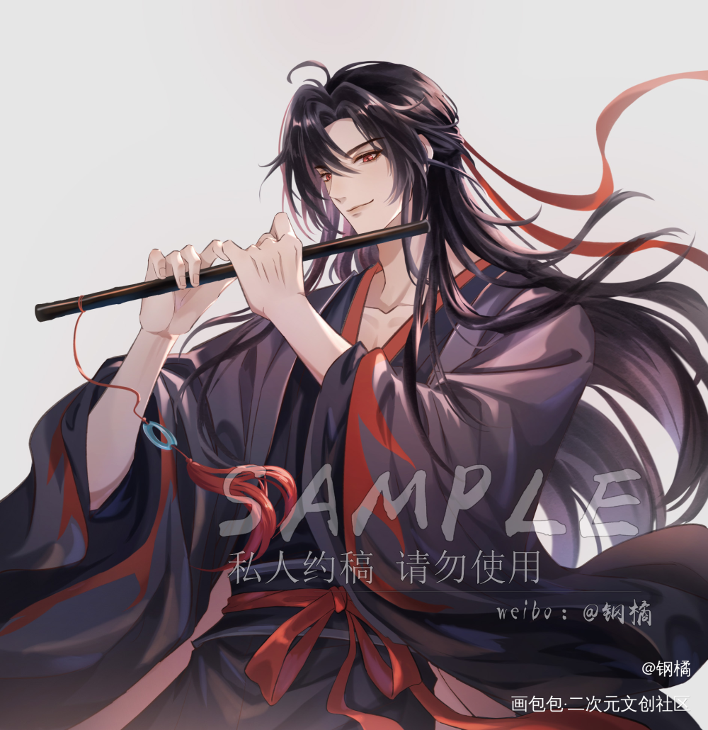 魏无羡_魔道祖师魏无羡·魔道祖师绘画作品