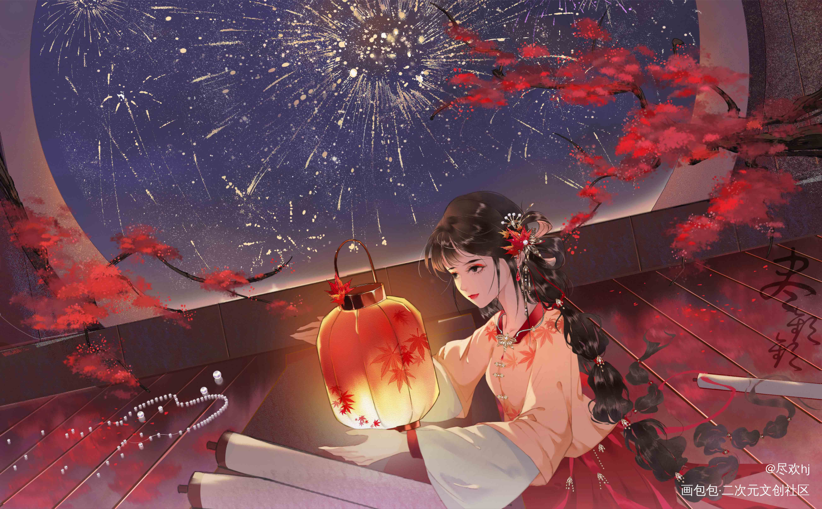 ('◇'｀)_摸鱼页古风绘画练习绘画原创绘画作品