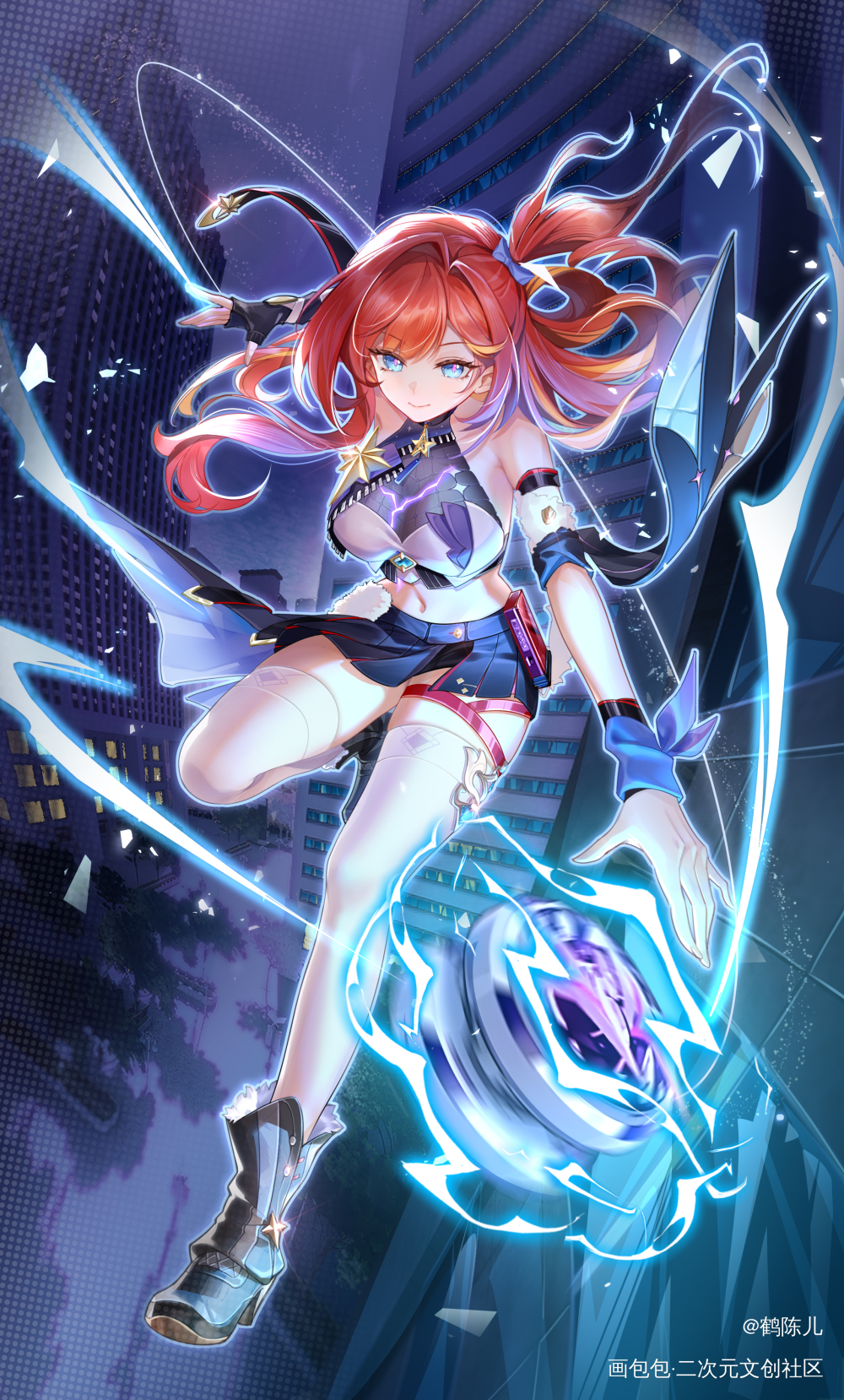 活力少女王，袭来！_崩坏3绘画作品