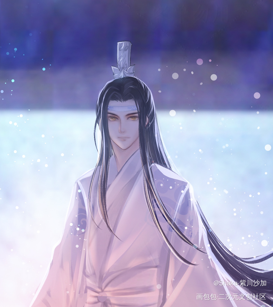 忘机生贺_魔道祖师忘羡蓝忘机，魏无羡绘画作品