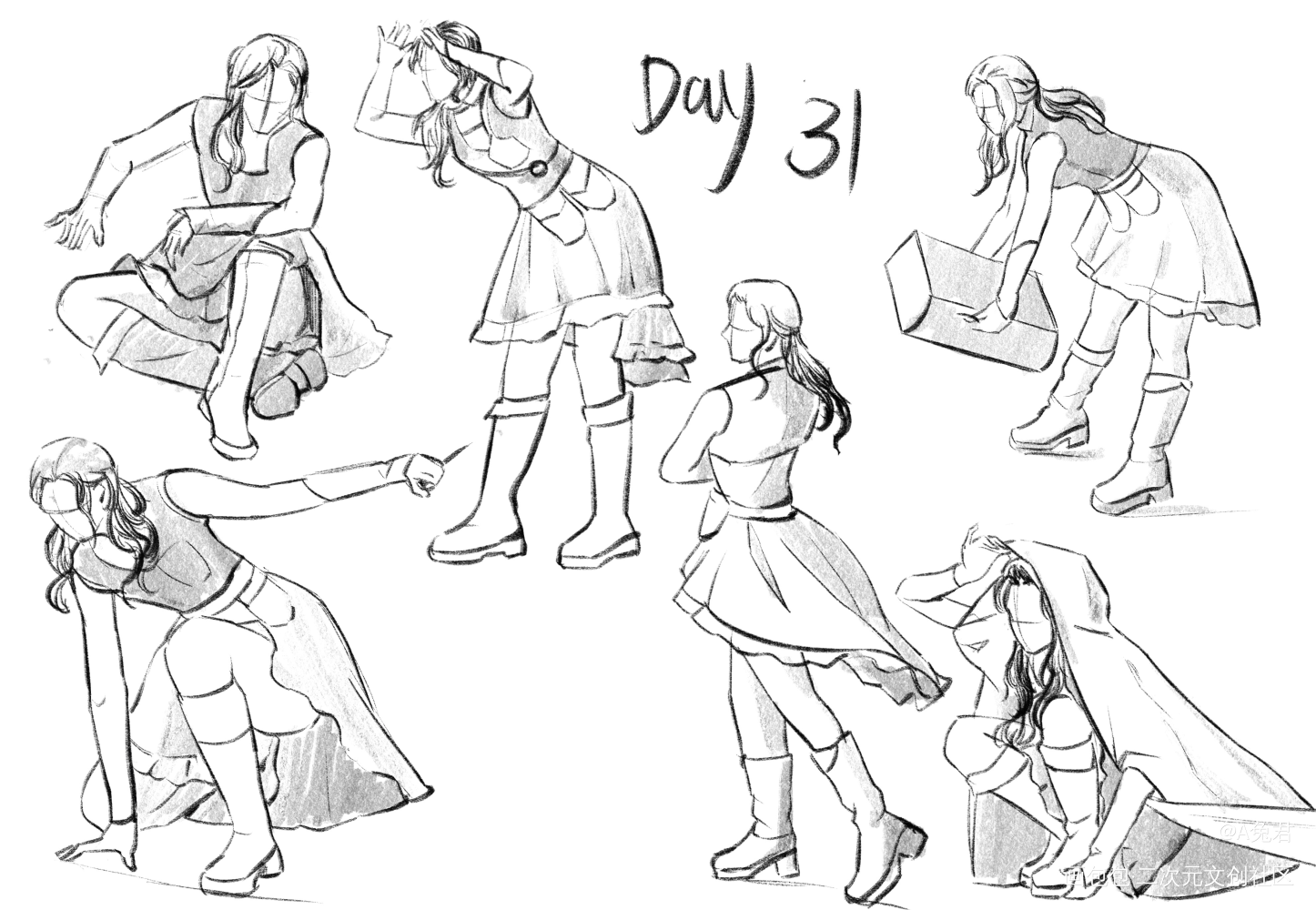 day 31_奖学金计划绘画作品